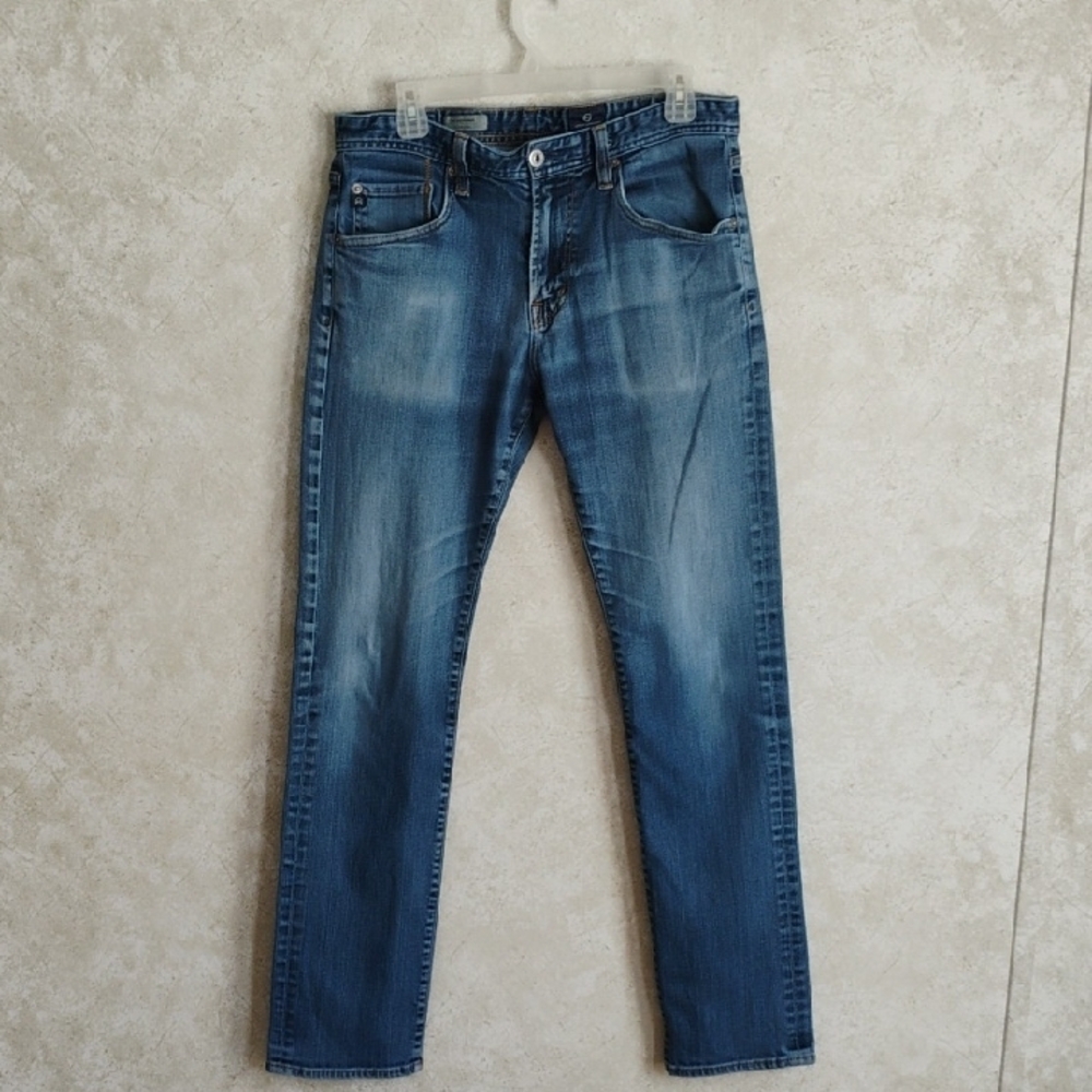 Ag Adriano Goldschmied Blue Slim Jeans - Picture 3 of 11